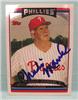 Charlie Manuel autographed