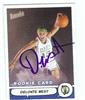 Delonte West autographed