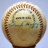 Chick Hafey autographed