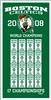 Signed Boston Celtics 17 Championships Banner