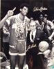 John Wooden & Kareem Abdul Jabbar autographed