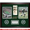 Signed New York Jets Final Ticket  & Used Turf Collage