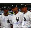 Derek Jeter, Alex Rodriguez & Mariano Rivera autographed