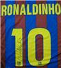 Ronaldinho autographed