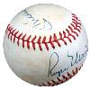 Mickey Mantle & Roger Maris autographed