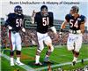 Mike Singletary, Brian Urlacher & Dick Butkus autographed