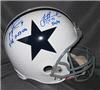 Troy Aikman & Tony Romo autographed