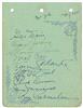 1933 New York Giants Album Page autographed
