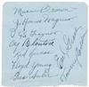 1935 Pittsburgh Pirates Album Page autographed