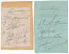 Signed 1941 New York Yankees Album Page