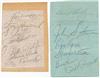 Signed 1941 New York Yankees Album Page