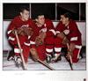 Signed Gordie Howe, Sid Abell & Ted Lindsay 