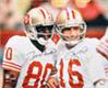 Joe Montana & Jerry Rice autographed