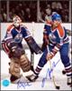 Mark Messier & Grant Fuhr autographed