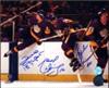 Signed Charlie Simmer Dave Taylor & Marcel Dionne