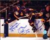 Signed Charlie Simmer Dave Taylor & Marcel Dionne