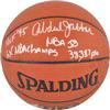 Signed Kareem Abdul Jabbar