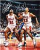 Scottie Pippen & Dennis Rodman autographed