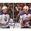 Jordan Eberle & Ryan Nugent-Hopkins autographed