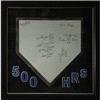 Signed 500 Home Run Club Home Plate