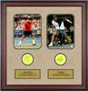 Roger Federer & Pete Sampras autographed