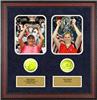 Kim Clijsters & Justine Henin autographed