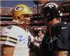 John Elway & Brett Favre autographed