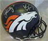 John Elway & Peyton Manning autographed