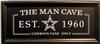 Dallas Cowboys Man Cave Sign autographed