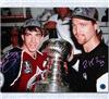 Patrick Roy & Joe Sakic autographed