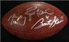 Bart Starr Brett Favre & Aaron Rodgers autographed