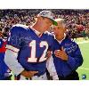 Jim Kelly & Marv Levy autographed