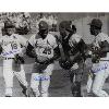 Bob Gibson Tim McCarver Mike Shannon & Orlando Cepeda autographed