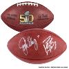 Peyton Manning & John Elway autographed