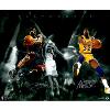 LeBron James & Magic Johnson autographed