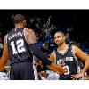 Tony Parker & LaMarcus Aldridge autographed