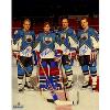 Signed Mark Messier Brian Leetch Mike Richter & Adam Graves