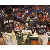 Christian Yelich & Dee Gordon autographed