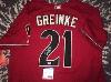 Signed Zack Greinke