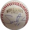 Santiago Casilla autographed