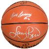 Bill Russell & Larry Bird autographed