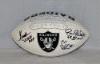 Marcus Allen Jim Plunkett & Fred Biletnikoff autographed