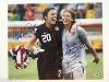 Signed Abby Wambach & Hope Solo