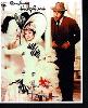 Audrey Hepburn & Rex Harrison autographed