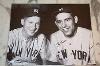 Yogi Berra & Whitey Ford autographed