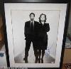 David Duchovny & Gillian Anderson autographed