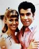 John Travolta & Olivia Newton John autographed