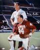 Brian Bosworth & Barry Switzer autographed
