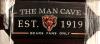 Signed Chicago Bears Man Cave Sign