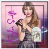 Signed Taylor Swift Hand Signed CD Collage